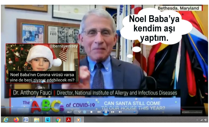 NOEL BABA’YA AŞI YAPTIM!