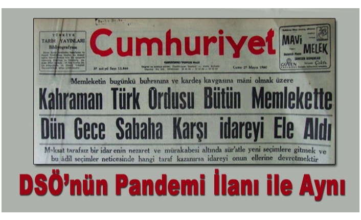 PANDEMİYİ TÜRKİYE İLAN ETMEDİ!