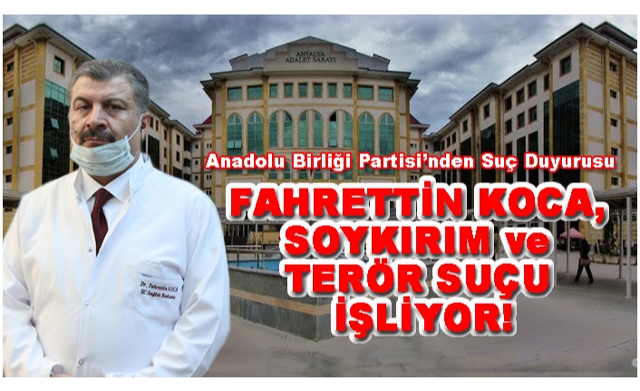 PANDEMİ DEĞİL SOYKIRIM