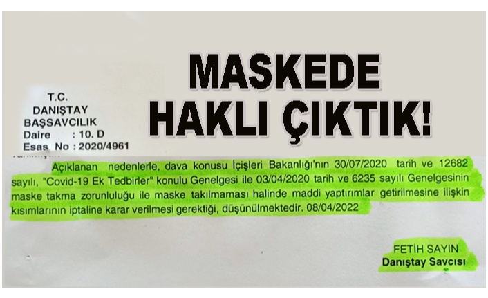 HAKLI ÇIKTIĞINIZ BİR KONU VAR MI?