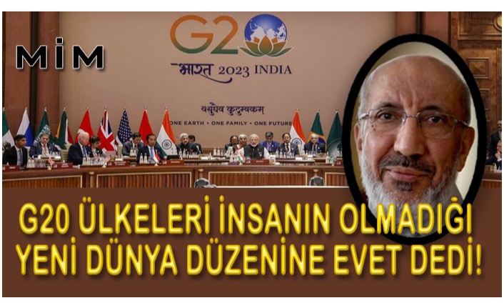 G20’NİN SKANDAL BİLDİRİSİ