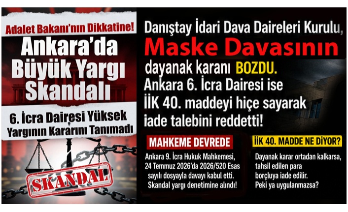<b>ANKARA’da Büyük Skandal:</b>
