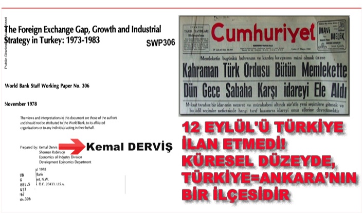 <b>12 EYLÜL’ÜN BAŞ MİMARI KEMAL DERVİŞ’TİR</b>