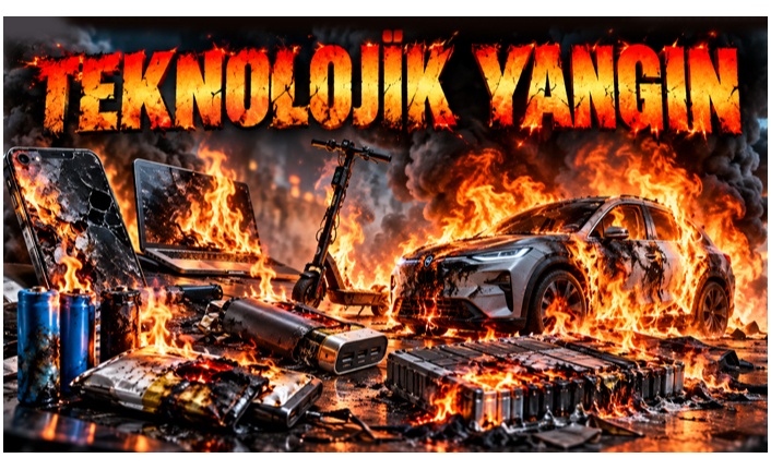 <b>LİTYUM BATARYA YANGINLARI:</b>